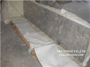 China Juparana Colombo Granite Countertop,Kitchen Desk Tops