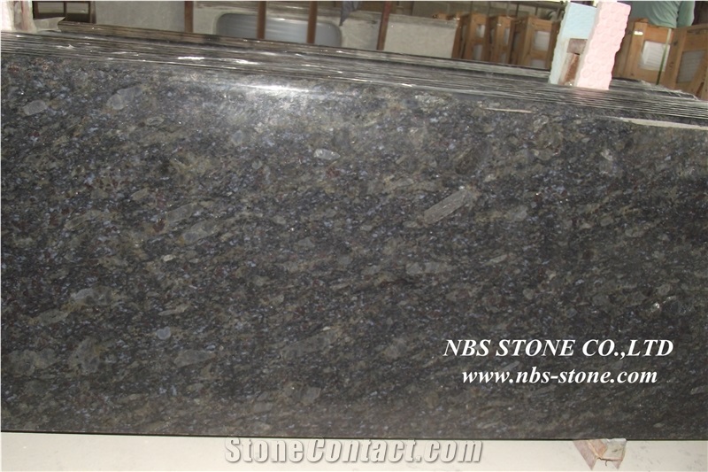 China Neimeng Butterfly Blue Granite Kitchen Countertop