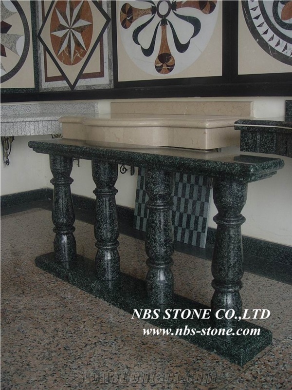 Chrysanthemum Green Granite,China Green for Balustrade & Railings