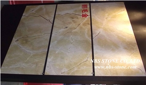 Feather Gold Marble Tiles & Slabs,Turkey Beige Marble Wall Covering Tiles