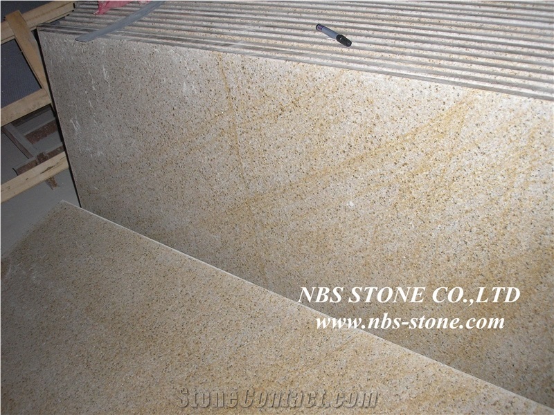 G682 Granite Kitchen Countertop,Yellow Polished Kitchen Countertop&Worktops