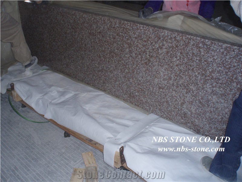 G687 Granite,Polished,Gutian Peach Red Kitchen Countertops