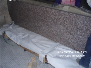 G687 Granite,Polished,Gutian Peach Red Kitchen Countertops