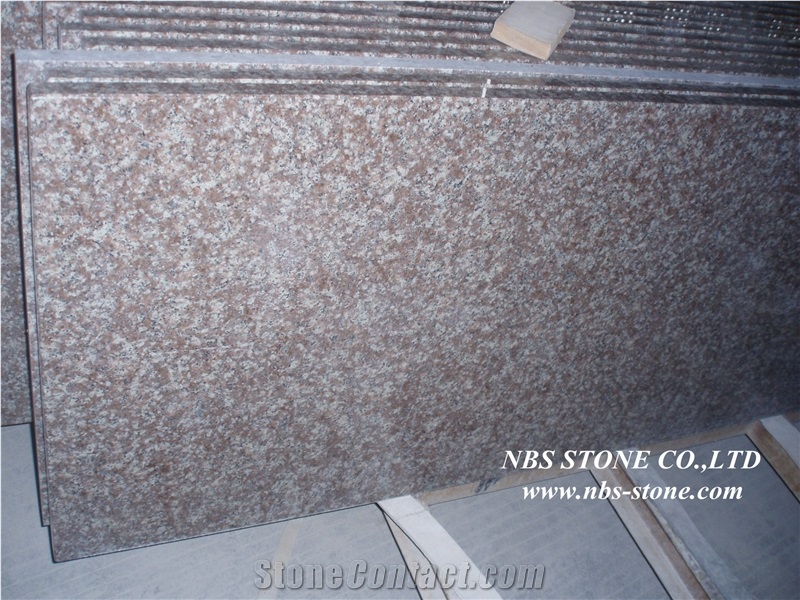 G687 Granite,Polished,Gutian Peach Red Kitchen Countertops