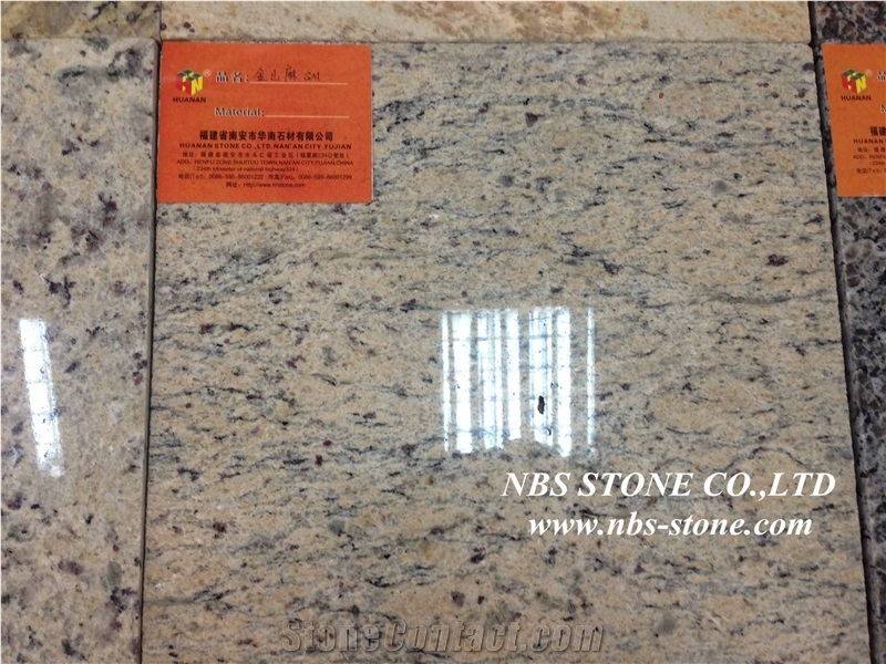 Giallo Cecilia Dark Granite Slabs&Tile,Brazil Yellow Granite Tiles