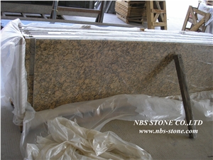Giallo Veneziano Fiorito Yellow Granite Countertop,Giallo Veneziano Fiorito Granite Kitchen Countertop