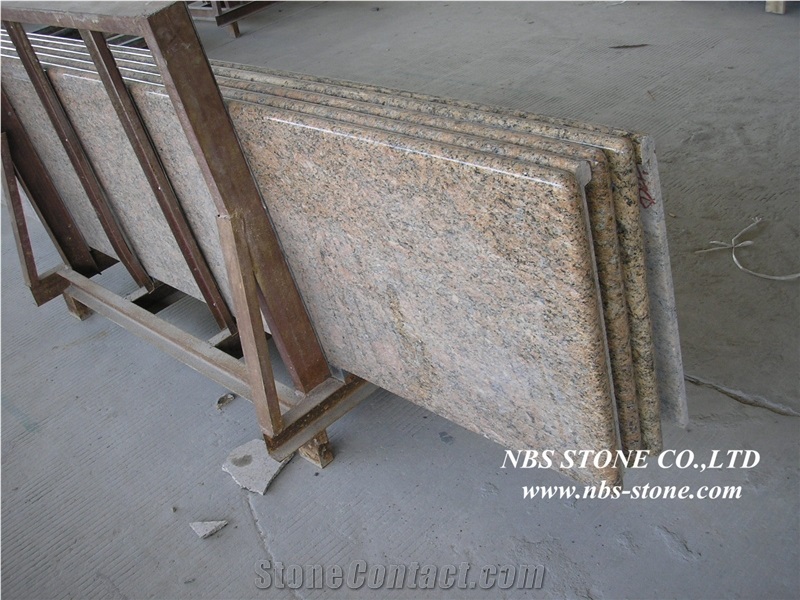 Giallo Veneziano Fiorito Yellow Granite Countertop,Giallo Veneziano Fiorito Granite Kitchen Countertop