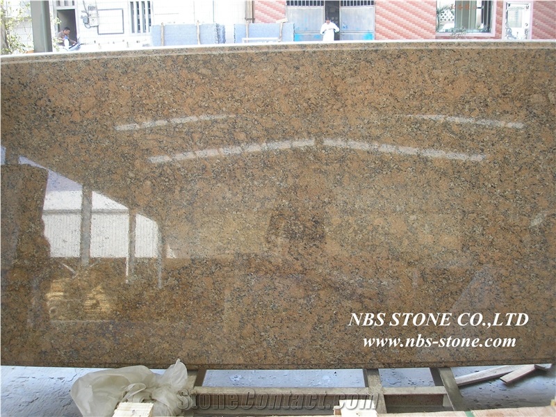 Giallo Veneziano Fiorito Yellow Granite Countertop,Giallo Veneziano Fiorito Granite Kitchen Countertop