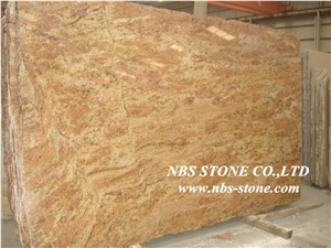 Golden Rose Wood Granite Tiles and Slabs,Granite Floor Covering