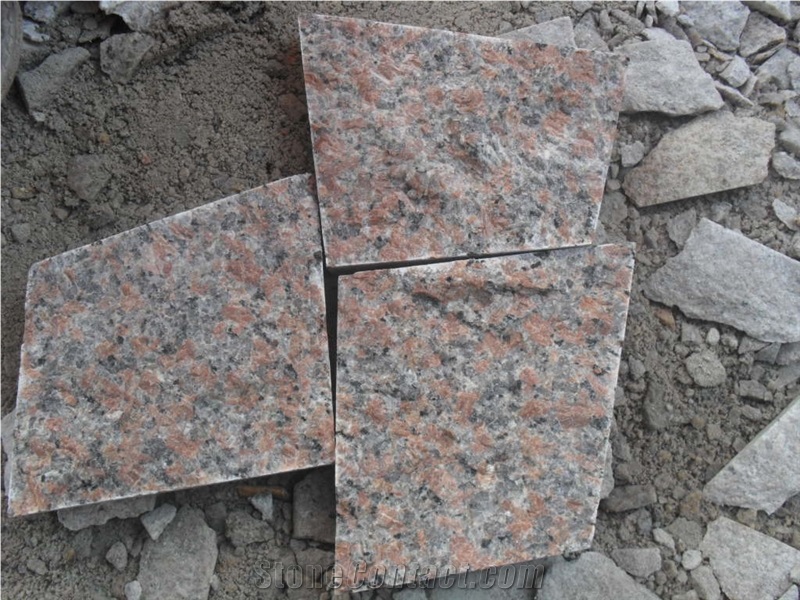 Granite Flagstone,Red Flagstone,G562 Flagstone Tiles &Slabs