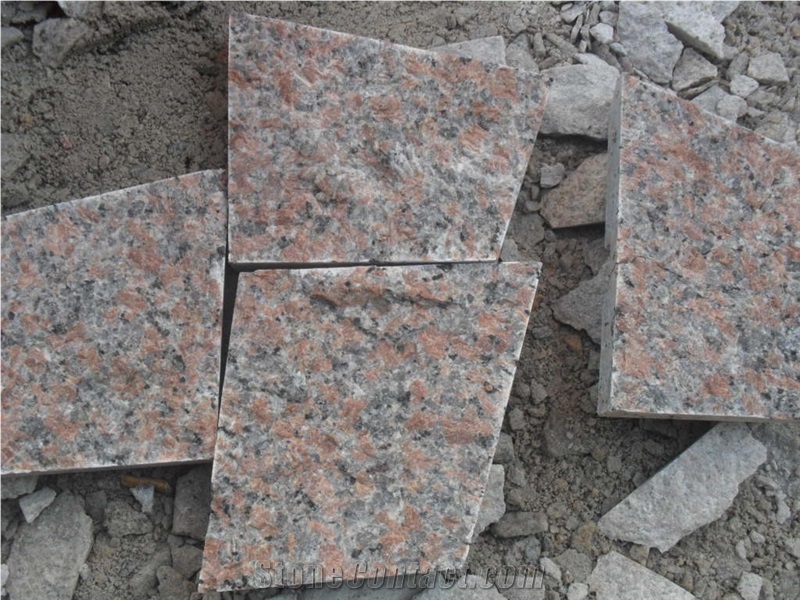 Granite Flagstone,Red Flagstone,G562 Flagstone Tiles &Slabs