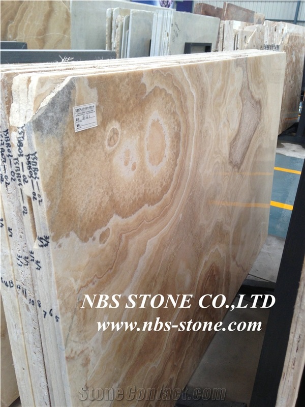 Honey Onyx Slabs & Tiles, Turkey Yellow Onyx