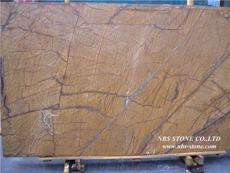 India Brown Marble Slabs & Tiles, Rain Forest Brown Marble Tiles