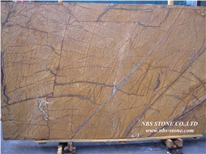 India Brown Marble Slabs & Tiles, Rain Forest Brown Marble Tiles