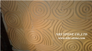 Marble Relief,Yellow Sandstone Wall Relief