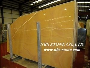 Orange Onyx Slabs & Tiles, Iran Yellow Onyx