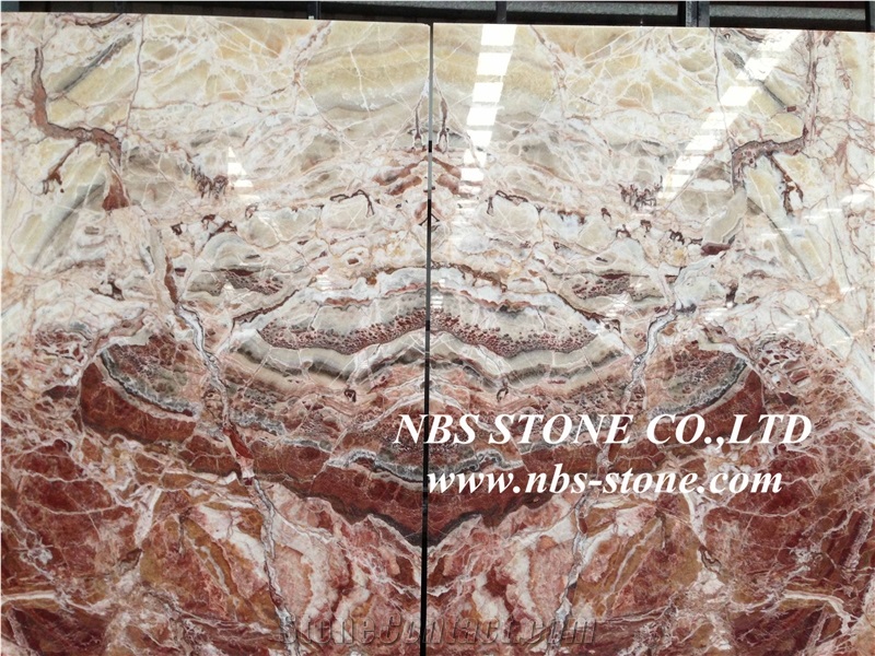 Red Onyx Slabs & Tiles