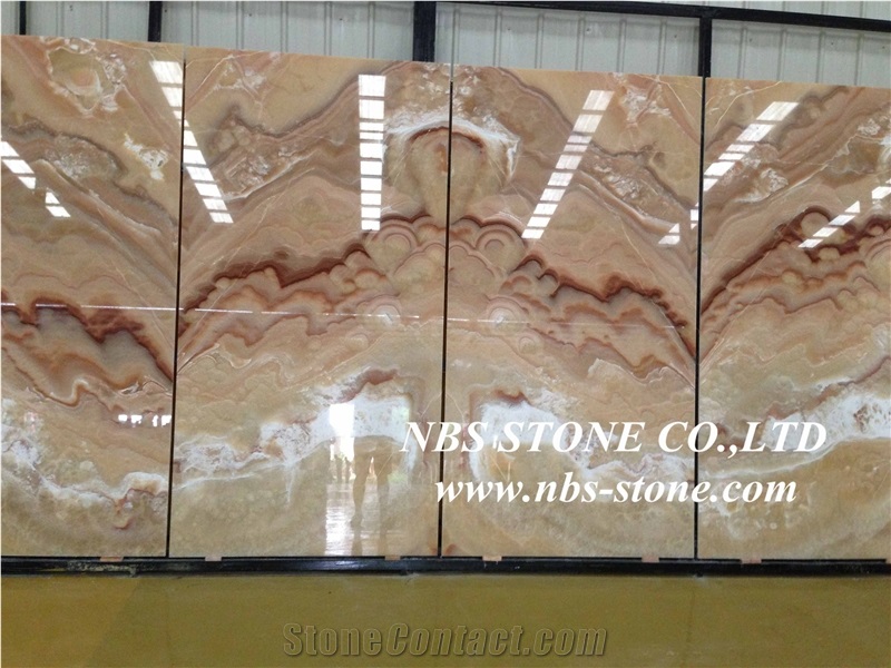 Red Onyx Slabs & Tiles