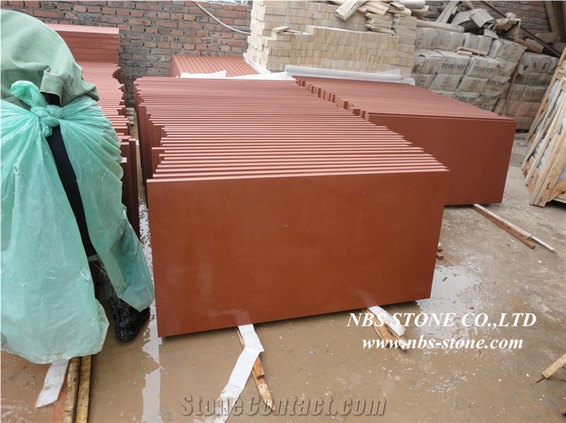 Sichuan Red Sandstone Slabs&Tiles,Sandtone Floor Tiles