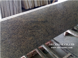 Tiger Skin Rust Granite Countertops,Tiger Skin Yellow Granite Kitchen Countertop,Kitchen Worktop