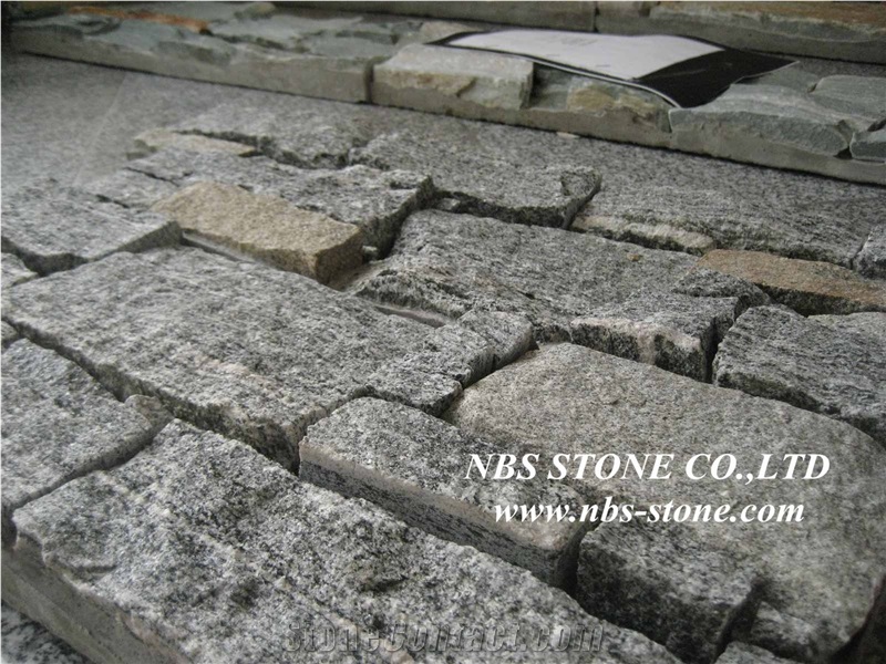 Yellow Rusty Slate Stacked Clutured Stone for Walling, Yellow Granite Cultured Stone