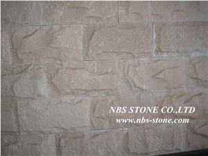 Yellow Slate Mushroom Stone Walling Cladding