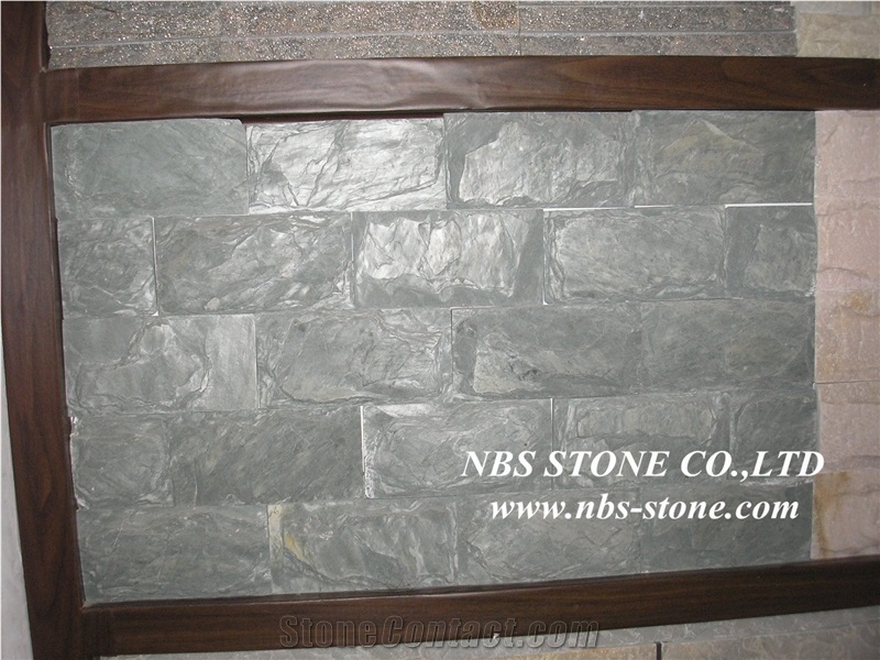 Yellow Slate Mushroom Stone Walling Cladding