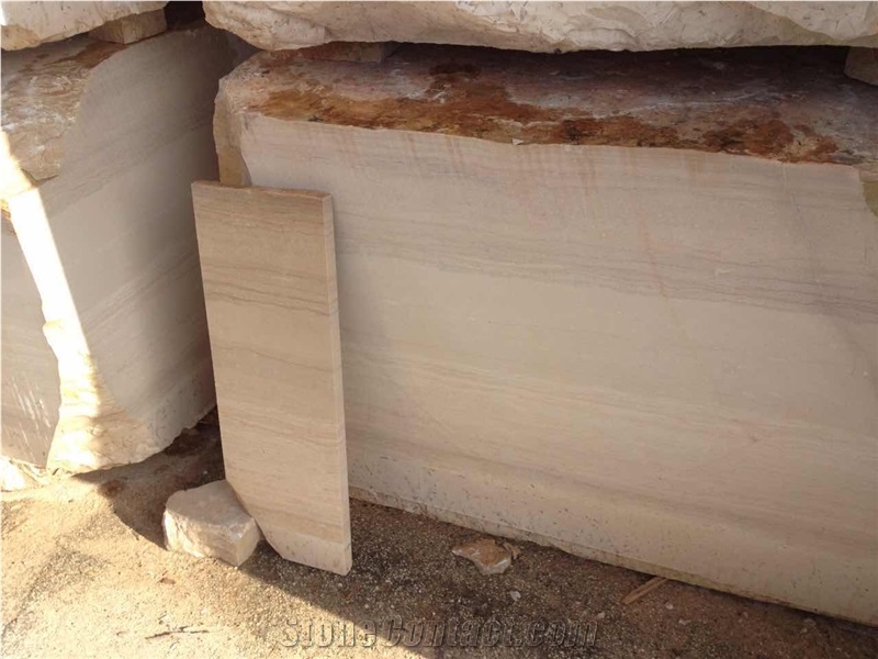 Pakistan Beige Crema Serpentine Limestone Blocks