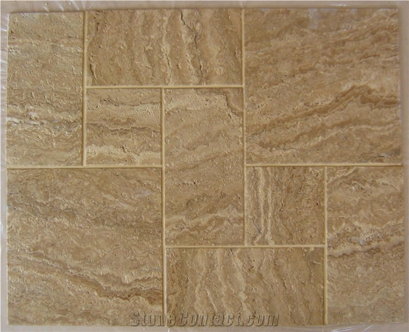 Beige Travertine Blocks, Airon Travertine Greece Blocks