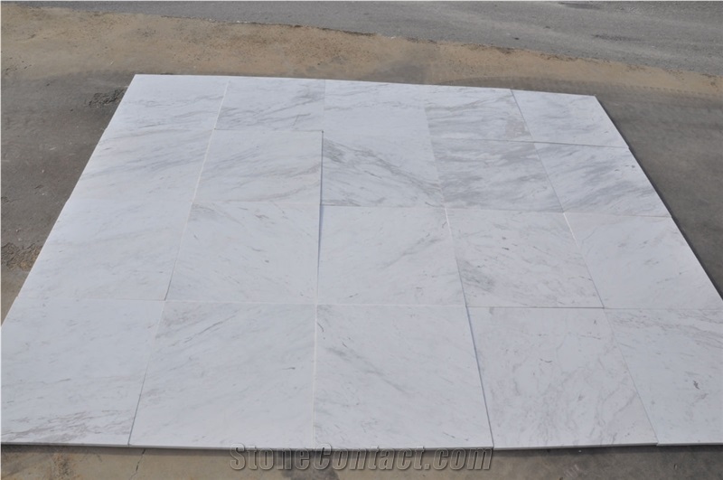Volakas Imperial White Marble Block, Greece White Marble