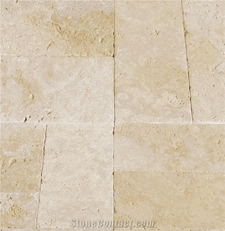 Denizli Travertine Tumbled Pattern tiles, beige travertine flooring tiles,  covering tiles 