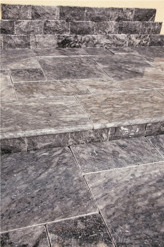 Tiger Skin Marble Tumbled Pattern, Tiles, blue marble tiles & slabs,  flooring tiles 
