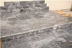 Tiger Skin Marble Tumbled Pattern, Tiles, blue marble tiles & slabs,  flooring tiles 
