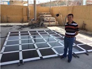 China Orient Black Carbon Level Slate Slabs and Tiles/Slate/Black Slate/Slate Tiles/Orient Slate