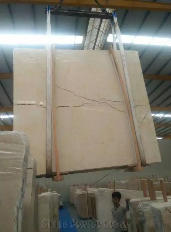 Sofitel Gold Marble Crema Evita Marble Slab Tiles,Turkey Beige Marble Panel Villa Wall Cladding Floor Covering Pattern Interior Stone Less Vein