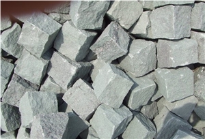 China Green Sandstone Cube Stone, Floor Covering
