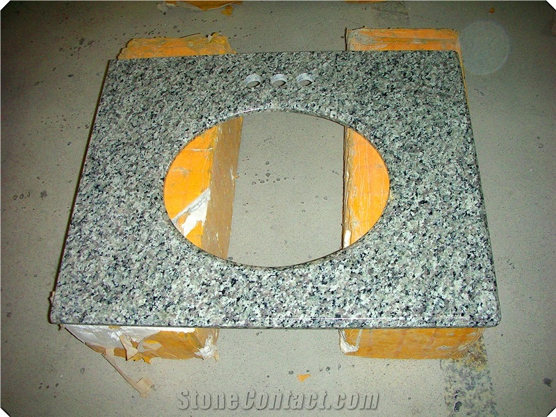 Swan White Granite Vanity Tops, White Granite Bath Tops