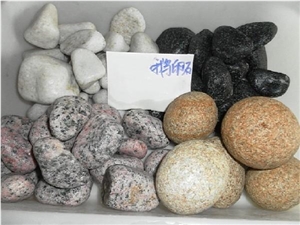 Muticolor Granite Pebble Stone Muticolor Granite Pebble Stone
