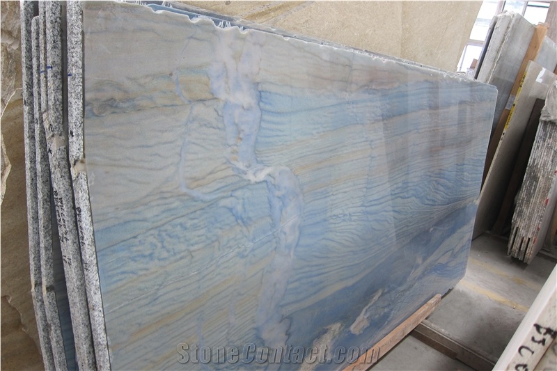 Azul Macaubas Quartzite Slabs & Tiles,Brazil Blue Quartzite Wall Panel,Blue Quartzite for Countertop