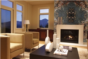 Fusion Quartzite Fireplace Cover,Brazil Quartzite Work Top,Fushion Quartzite Fireplace Design