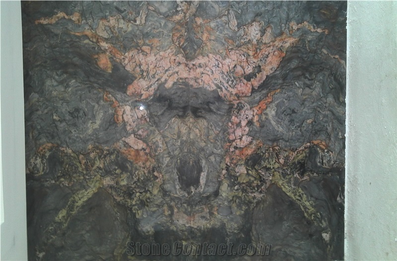 Fusion Quartzite Fireplace Design,Polished Brazil Quartzite Fireplace Cover
