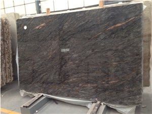 Kosmus Granite Slabs & Tiles,Brazil Black Granite for Stair,Black Granite Walling,Flooring