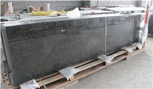 Verde Ubatuba Granite Kitchen Countertop,Green Granite Bench Top,Brazil Green Granite Kitchen Island Top