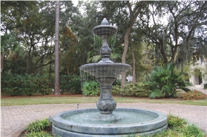China Grey Marble Garden Fountain