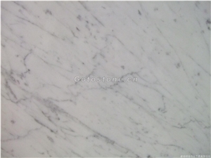 Bianco Carrara Venato Italy White Marble Machine Cutting Tiles,Polishing Slabs for Interior Walling Panel,Floor Covering Hotel Lobby