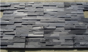 Black Slate Wall Panel & Cultured Stone Slabs & Tiles
