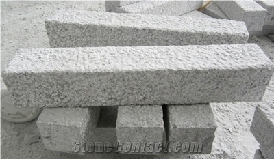 Chinese Grey G603 Granite Kerbstones,Flamed Stone Pavers
