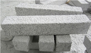 Chinese Grey G603 Granite Kerbstones,Flamed Stone Pavers