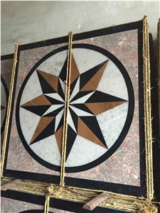 Multicolor Marble Medallion,Mosaic Medallion,Floor Medallion,Square or Round Medallion