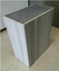 Polished Crystal Wood Marble Square and Round Table